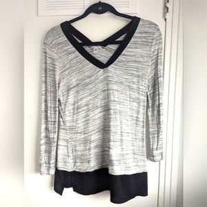 Calvin Klein moiré top